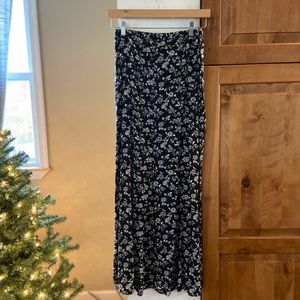 Target floral black skirt